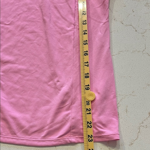 Lilly Pulitzer Pink Sleeveless Blouse with Ruffle Trim - Picture 5 of 6